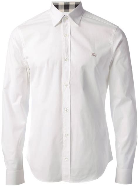 white shirt burberry|authentic burberry shirt.